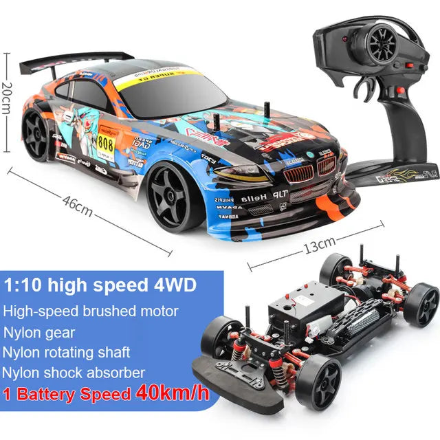 4WD 70KM/H High Speed Drift Car - DnM Toy Box