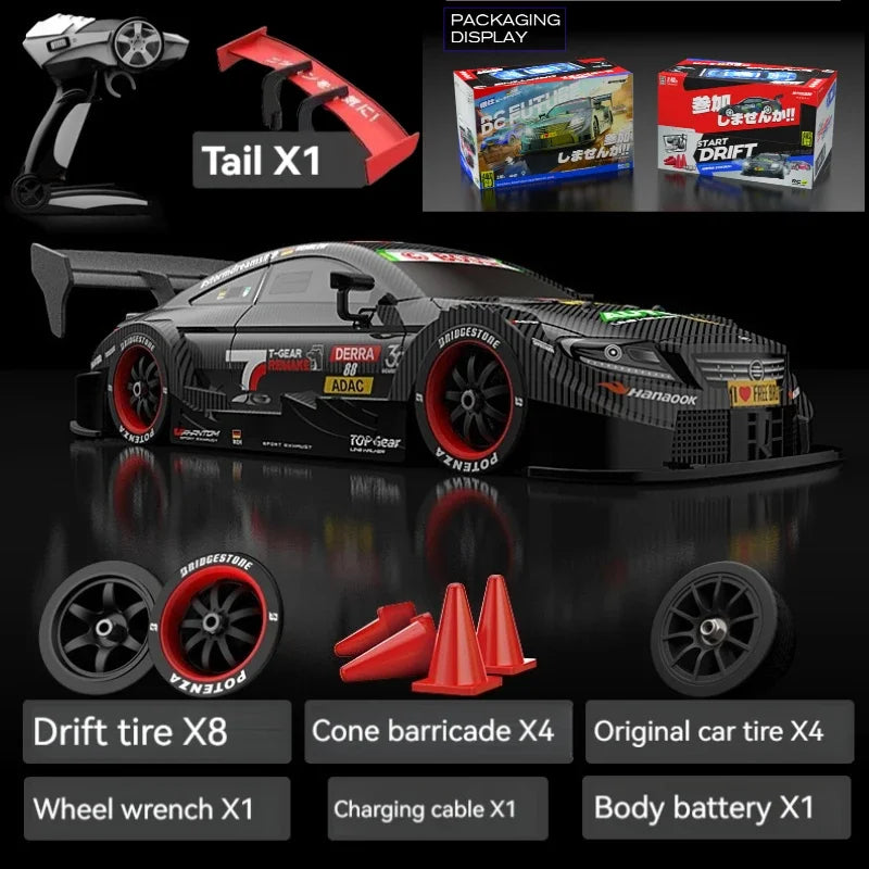 4WD, Dual Motor, Linkage Lights, Professional Rc Drift Car