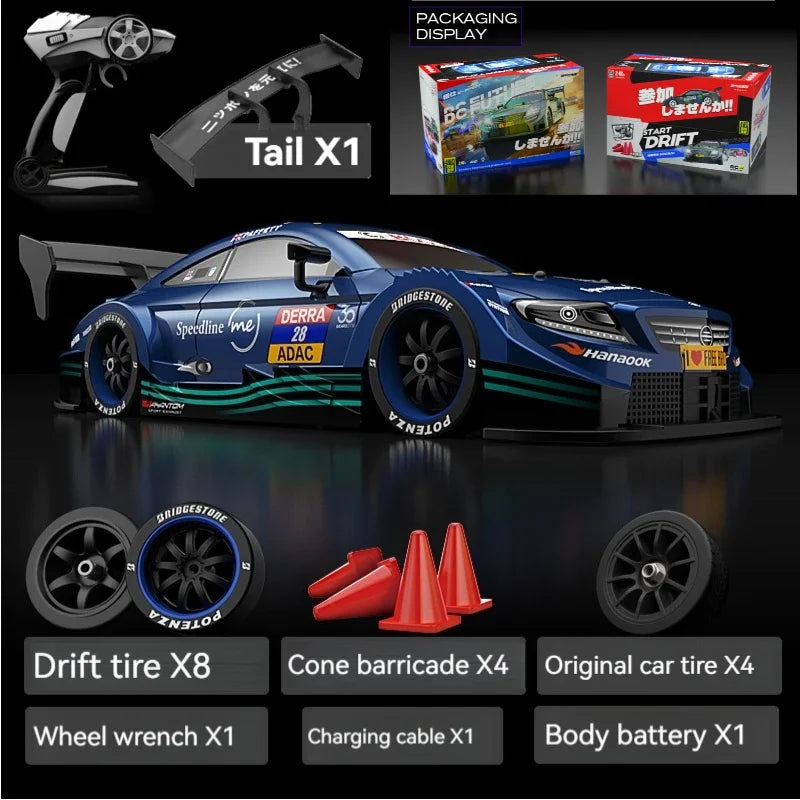 4WD, Dual Motor, Linkage Lights, Professional Rc Drift Car