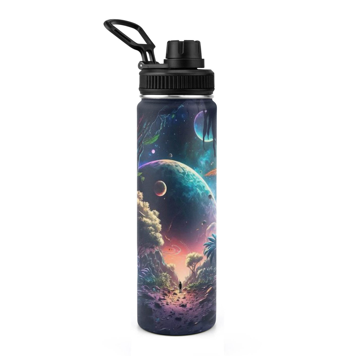 Stainless Steel Insulated Water Bottle with Spout Lid 25oz