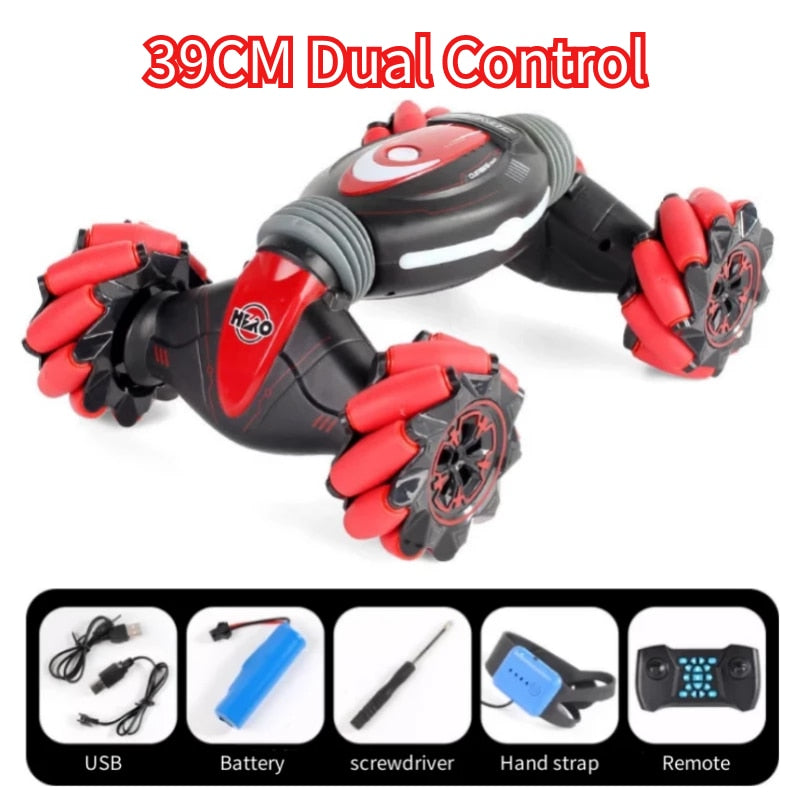 2.4G RC Car: Gesture Control, Lights, Music, Stunts"