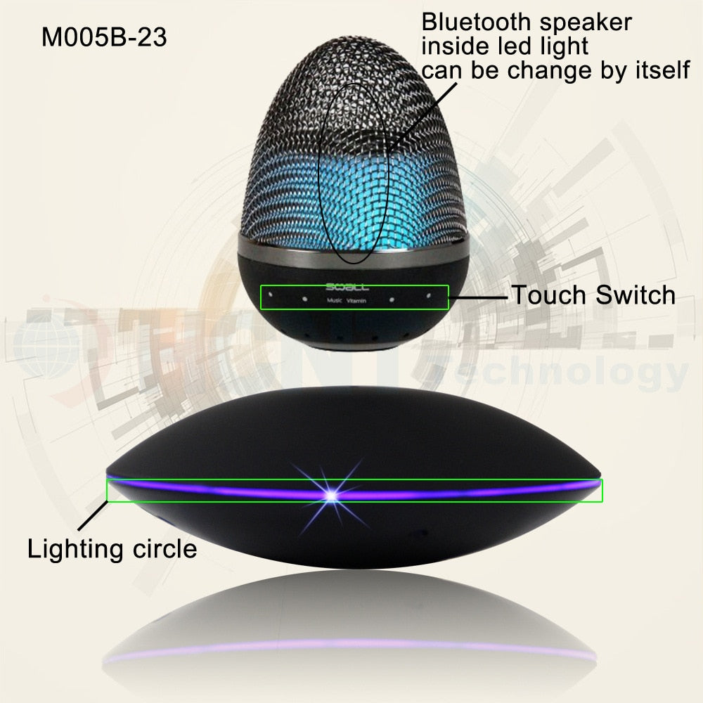 UFO Magnetic Levitation Outdoor Personal Wireless Bluetooth Speaker - DnM Toy Box