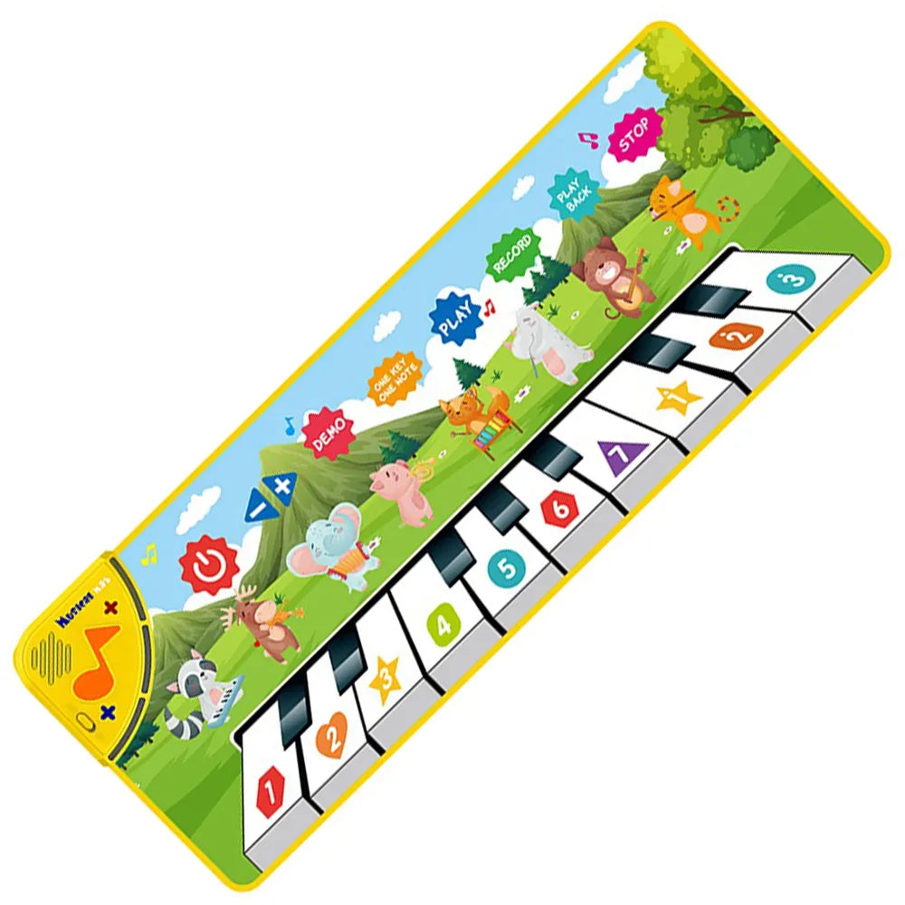 Musical Piano Mat for Kids with 8 Animal Sounds