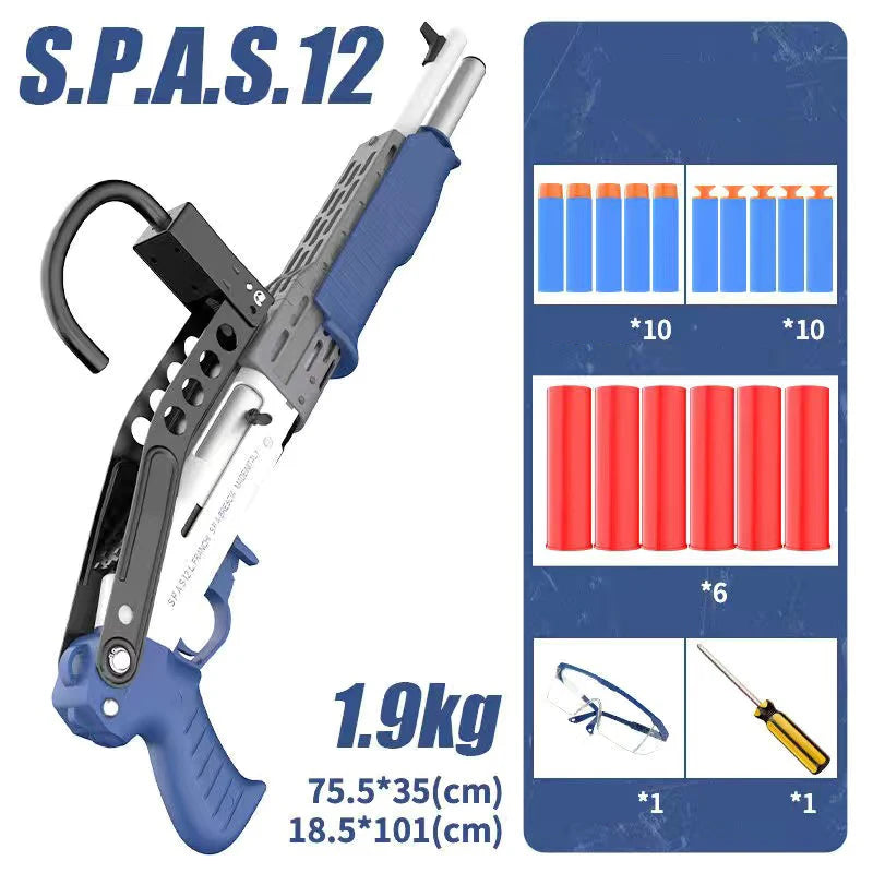 SPAS-12 Soft Bullet Blaster - DnM Toy Box