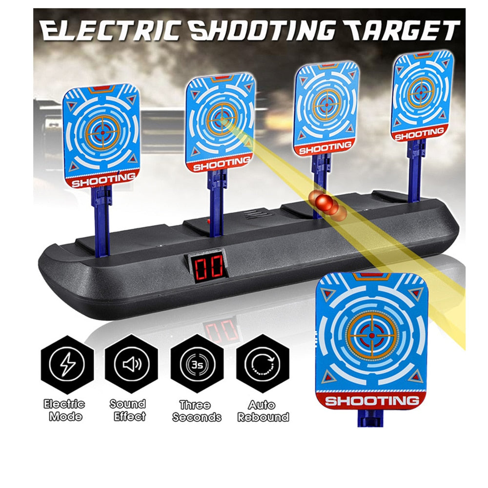 Precision Scoring Auto Reset Electric Target for Nerf Guns - DnM Toy Box