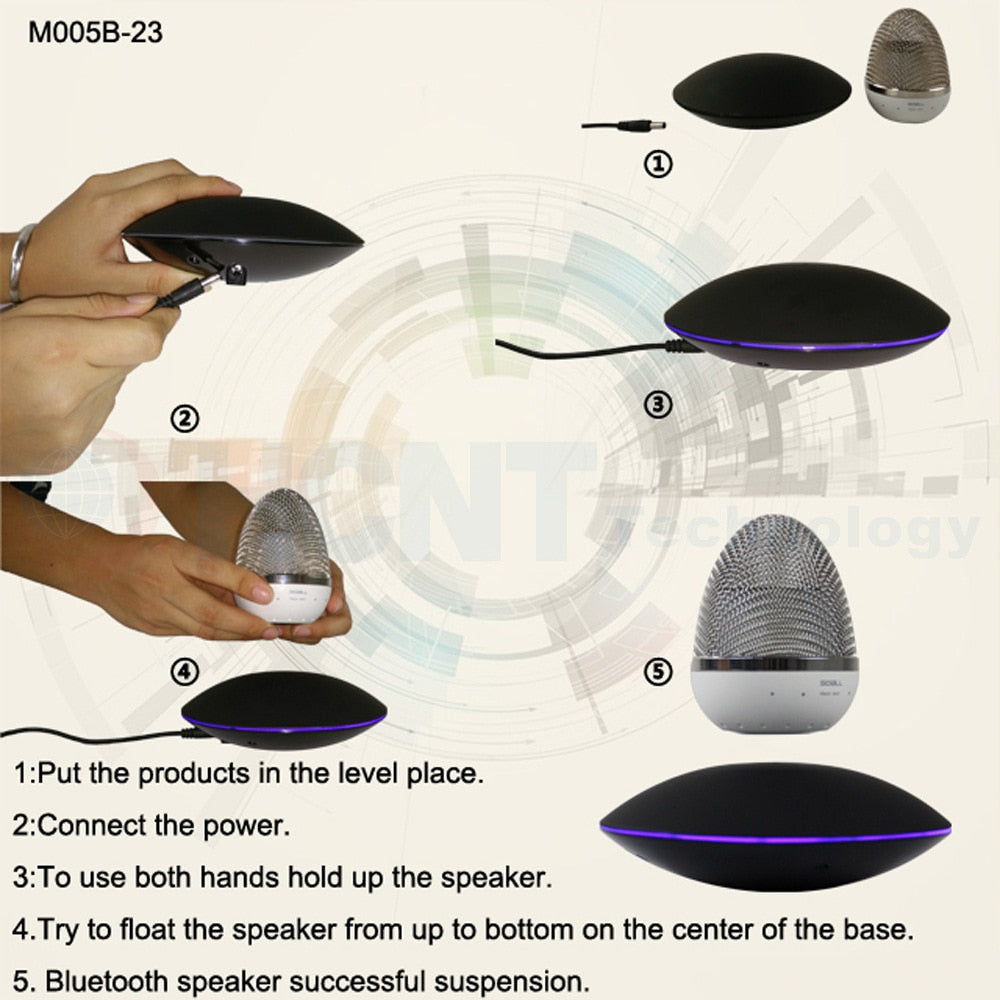 UFO Magnetic Levitation Outdoor Personal Wireless Bluetooth Speaker - DnM Toy Box