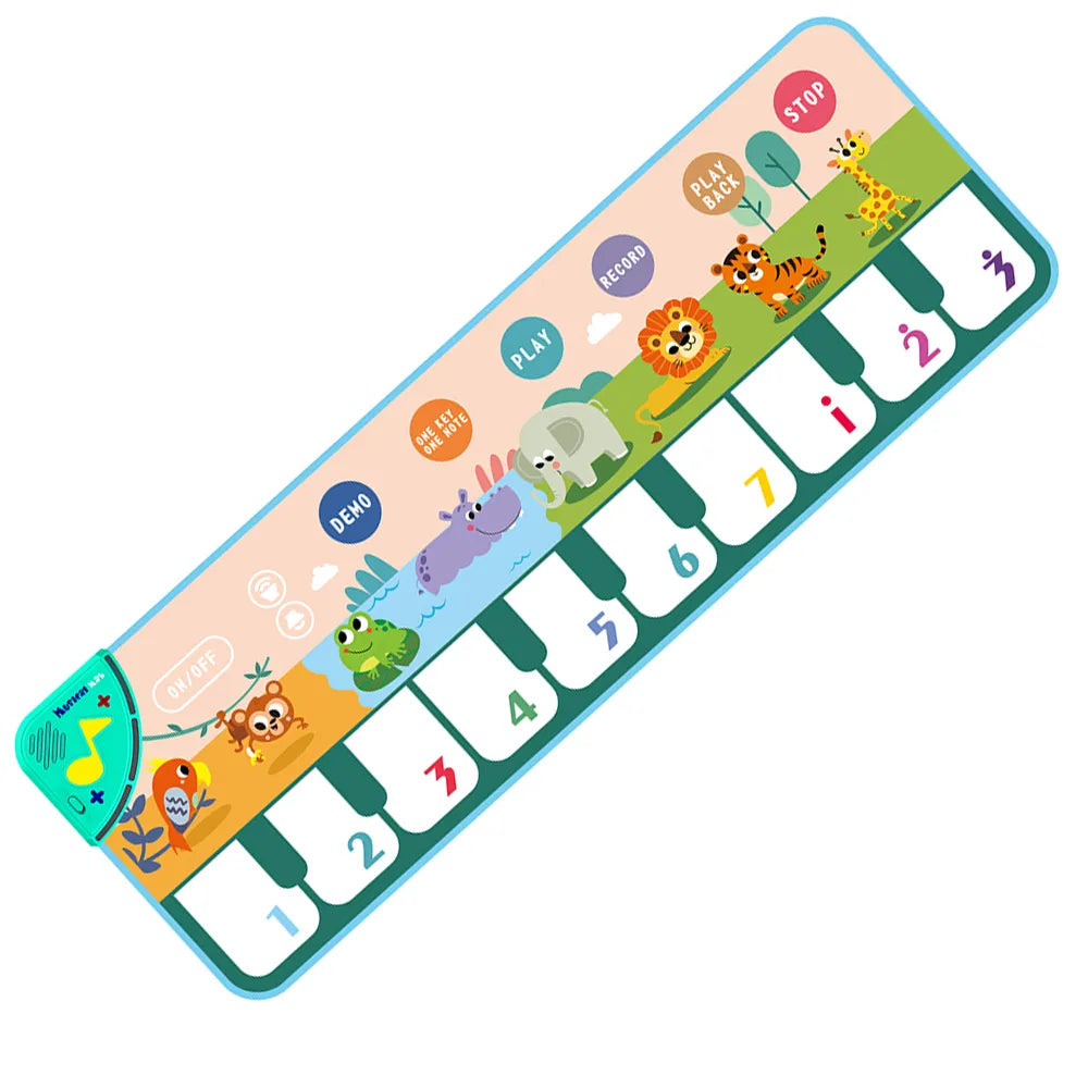 Musical Piano Mat for Kids with 8 Animal Sounds