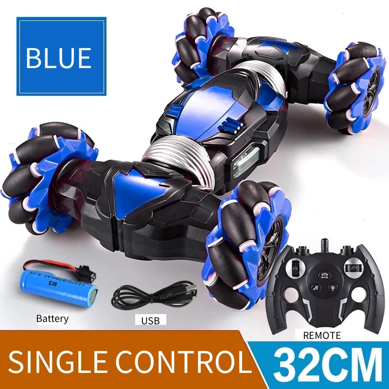 2.4G RC Car: Gesture Control, Lights, Music, Stunts"