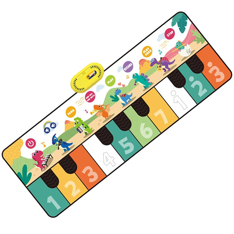 Musical Piano Mat for Kids with 8 Animal Sounds