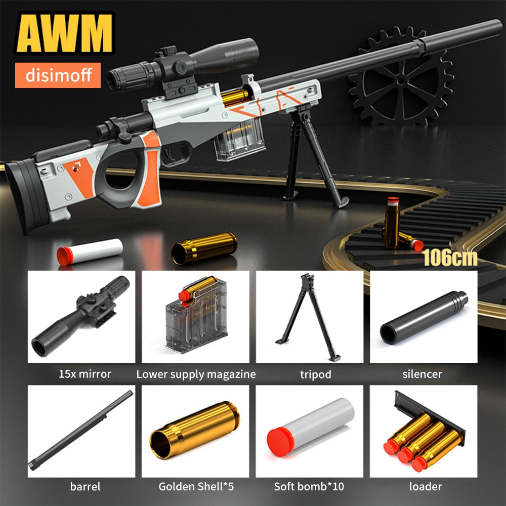 AWM , 98K Manual Loading Soft Shell Gun