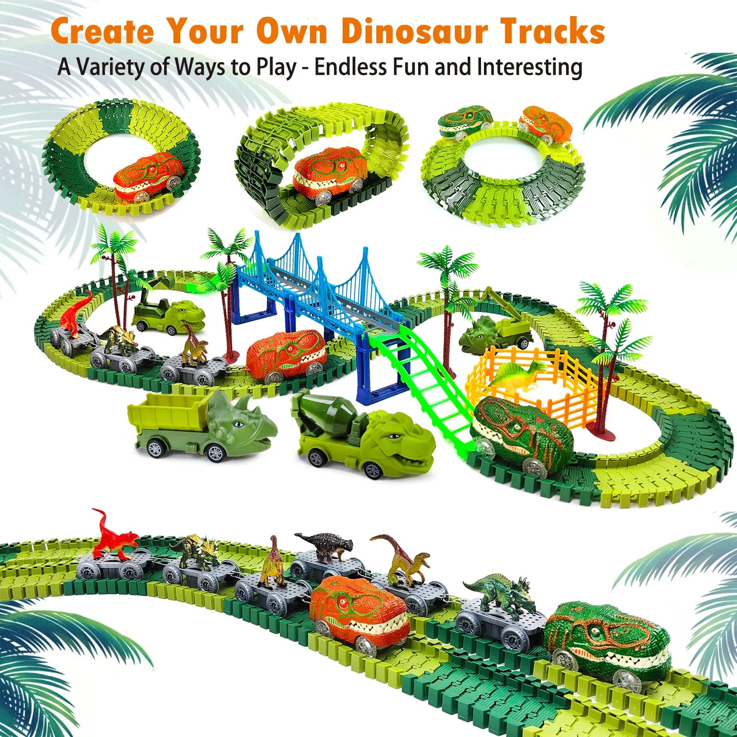 Dinosaur Themed Race Track