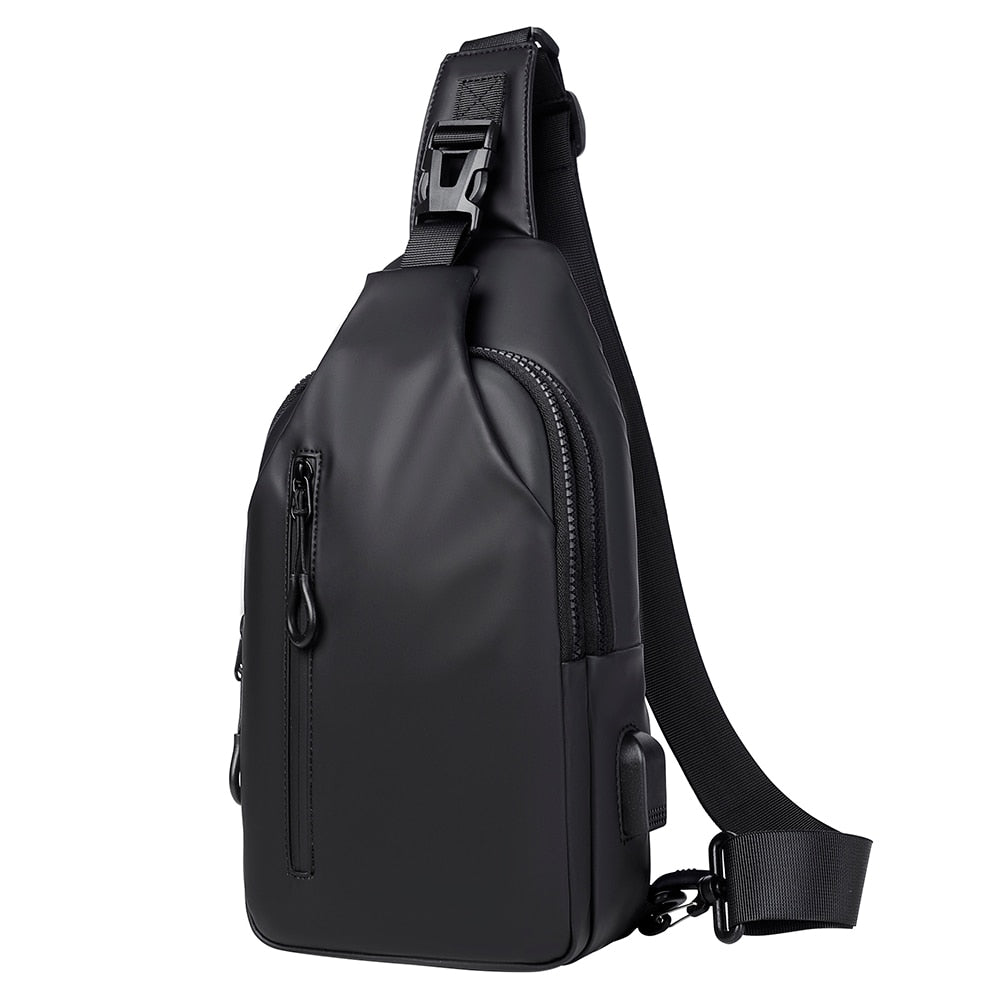 Men Chest Bag Backpack with USB Charging Port - DnM Toy Box