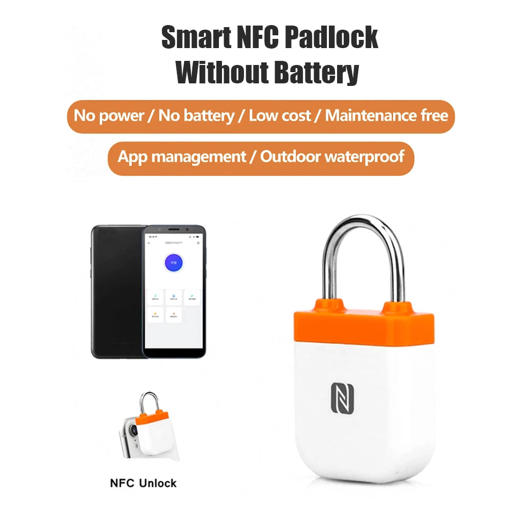 NFC Smart Padlock Bluetooth-compatible