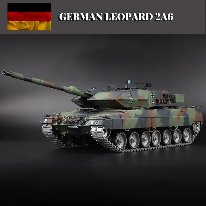 Metal  Germany Leopard2A6 RTR RC Tank