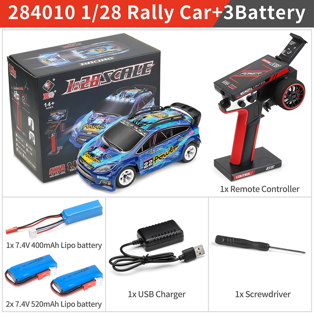 Mini RC Rally Drift Car 30km/h