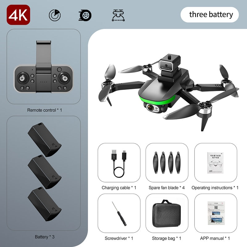 Professional-grade Lenovo Mini Drone with 4K Camera and Obstacle Avoidance - DnM Toy Box