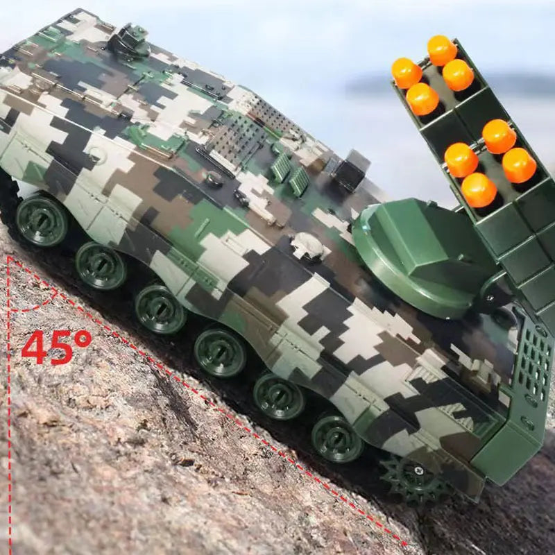 Rc Tank Missile Fire Cannonball With Sound
