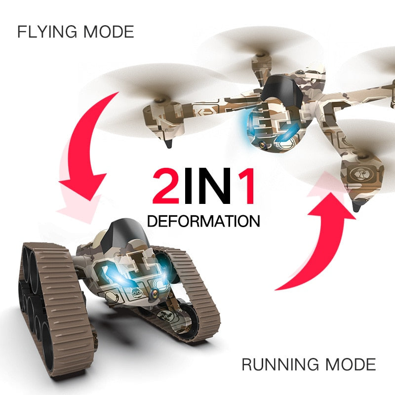 Land and Air Two-in-one WIFI Camera Drone