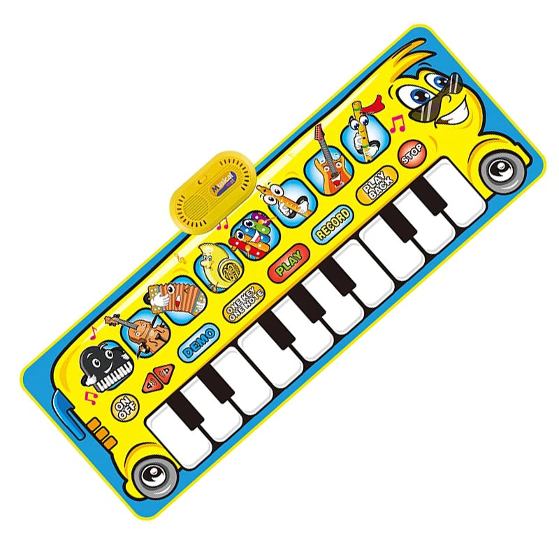 Musical Piano Mat for Kids with 8 Animal Sounds