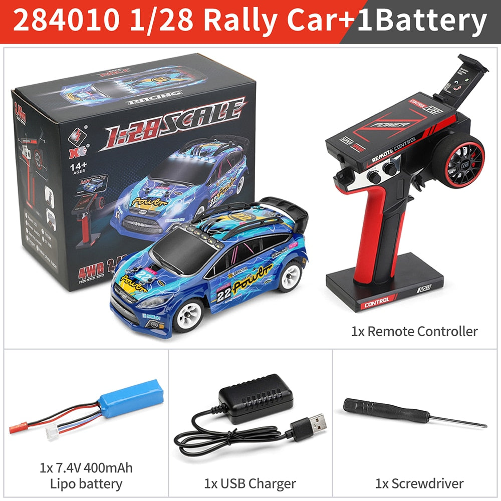 Mini RC Rally Drift Car 30km/h