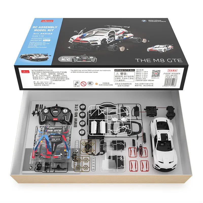 Rastar BMW M8 GTE RC Cars Building kit