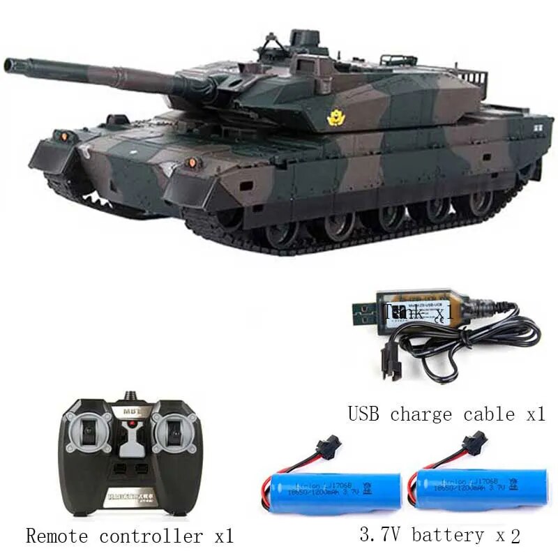 Shooting Rechargeable RC Tank