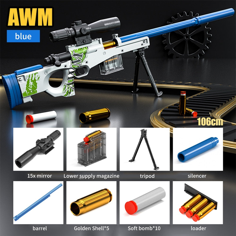 AWM , 98K Manual Loading Soft Shell Gun