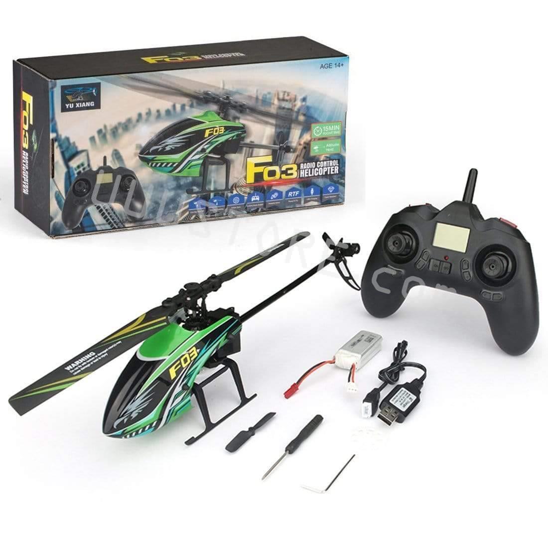 2.4Ghz 4CH 6-aix Gyro Flybarless RC Helicopter - DnM Toy Box
