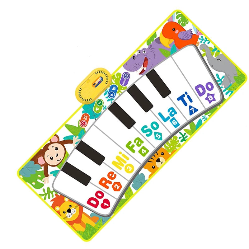 Musical Piano Mat for Kids with 8 Animal Sounds