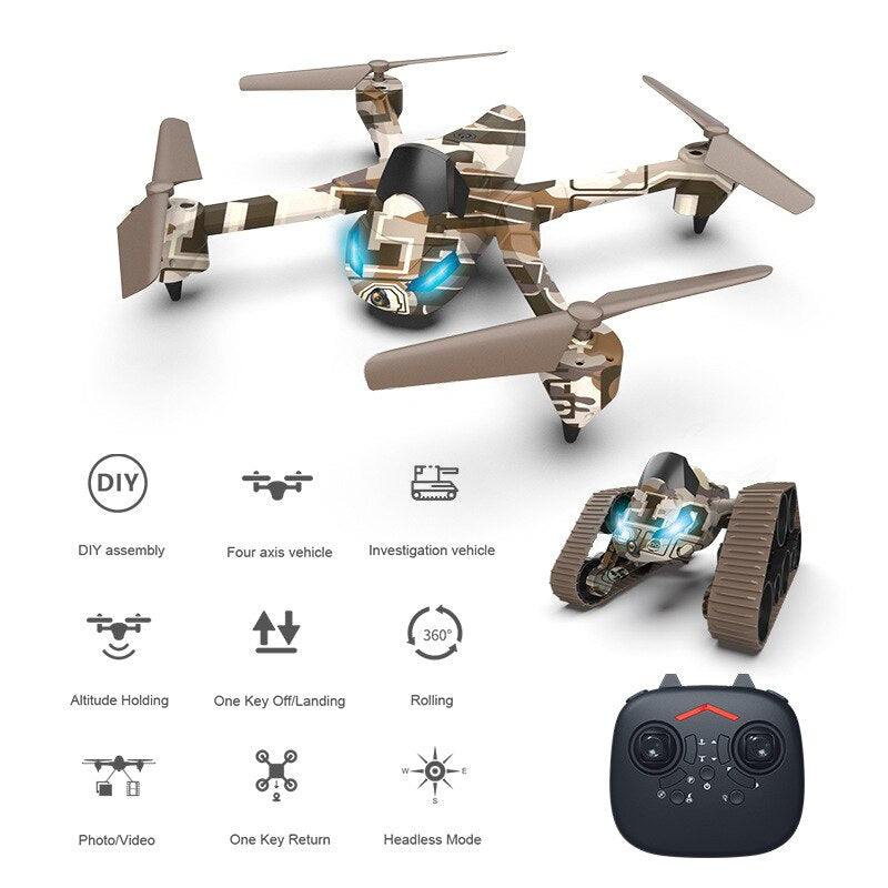 Land and Air Two-in-one WIFI Camera Drone