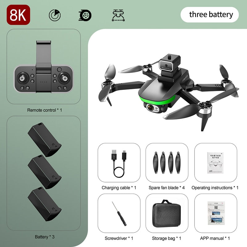 Professional-grade Lenovo Mini Drone with 4K Camera and Obstacle Avoidance - DnM Toy Box