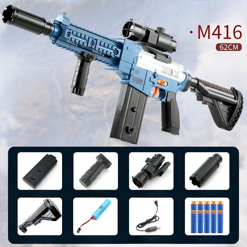 M416 Soft Bullet Gun with Tactical Model - DnM Toy Box