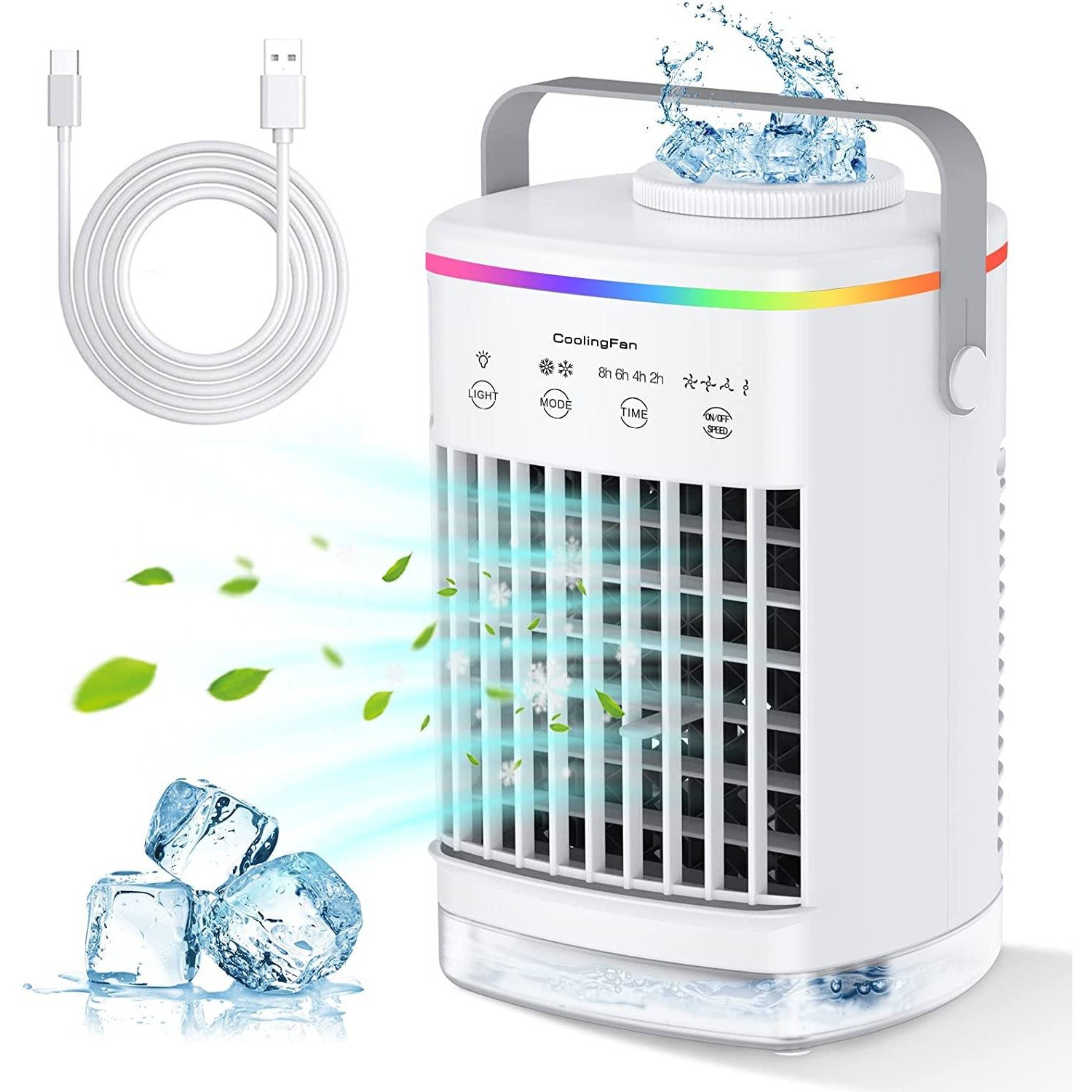 Portable Air Conditioner Mini Fan Cooler